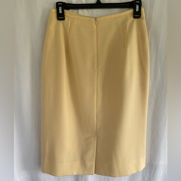 Rena Rowan for Saville Ladies Yellow Pencil Skirt sz 8 Women’s - Picture 4 of 6
